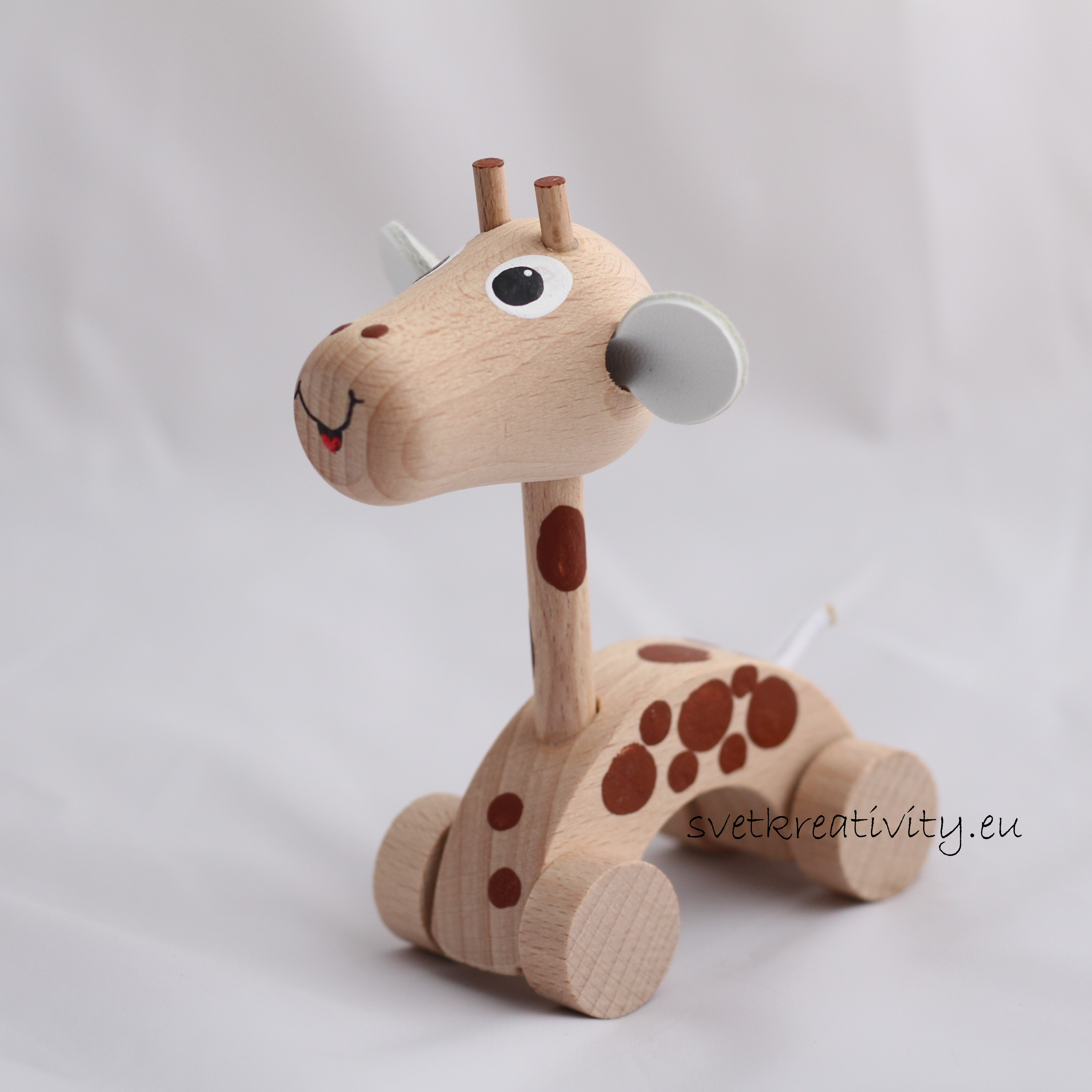 Dřevěné zvířátko  - Žirafa